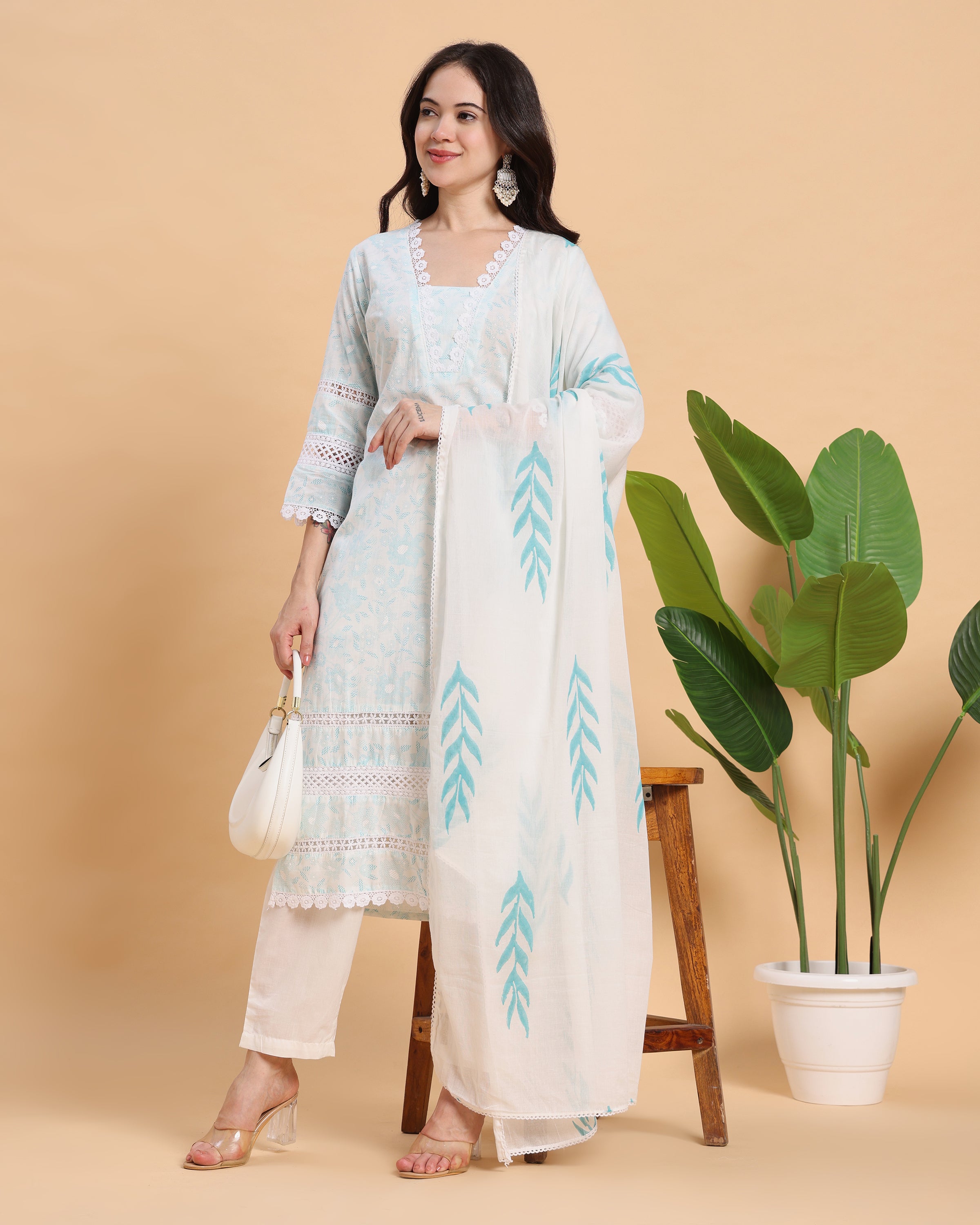 Mehar - Sky Blue Everyday Cotton