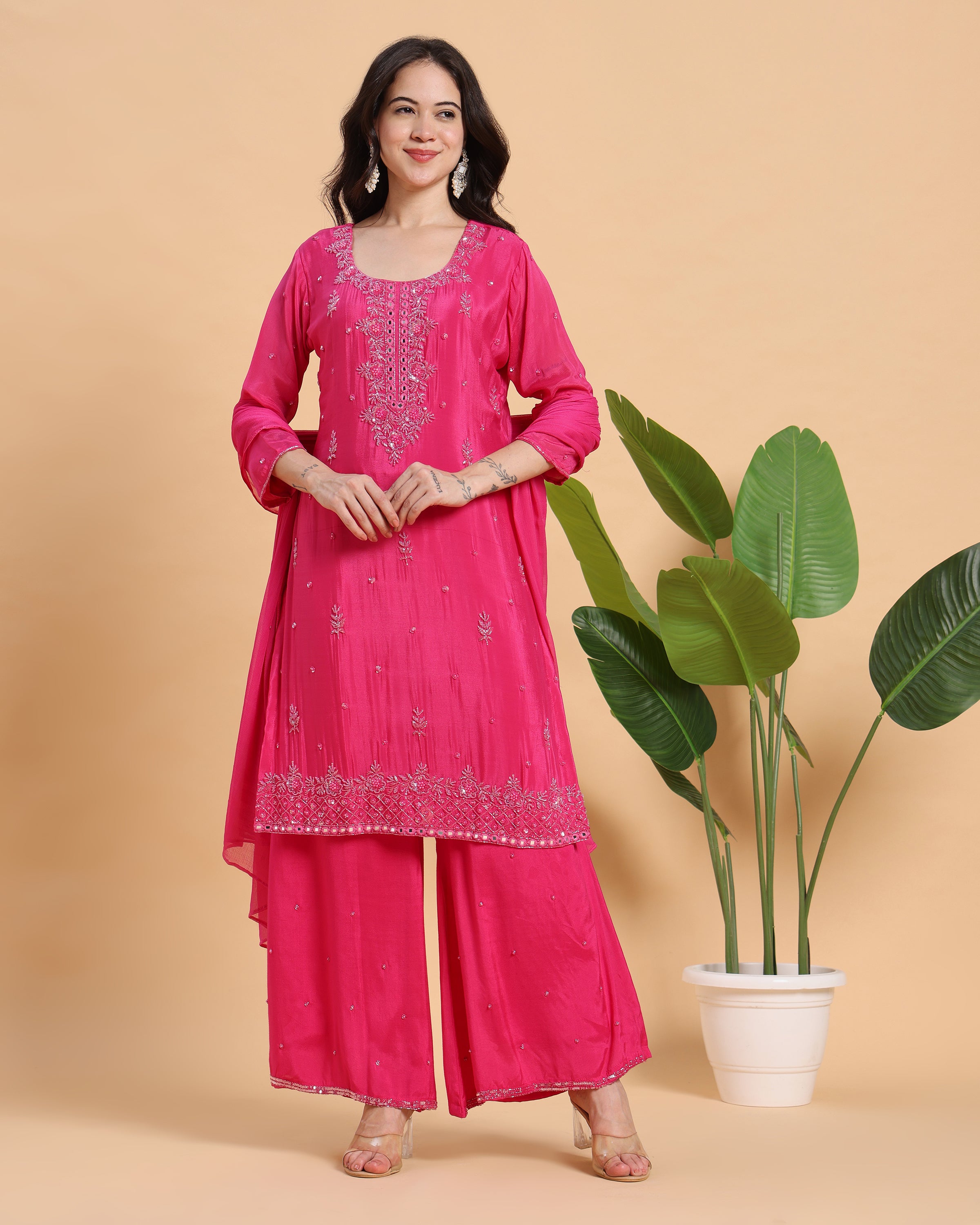 Myra - Hot Pink Festive Glow