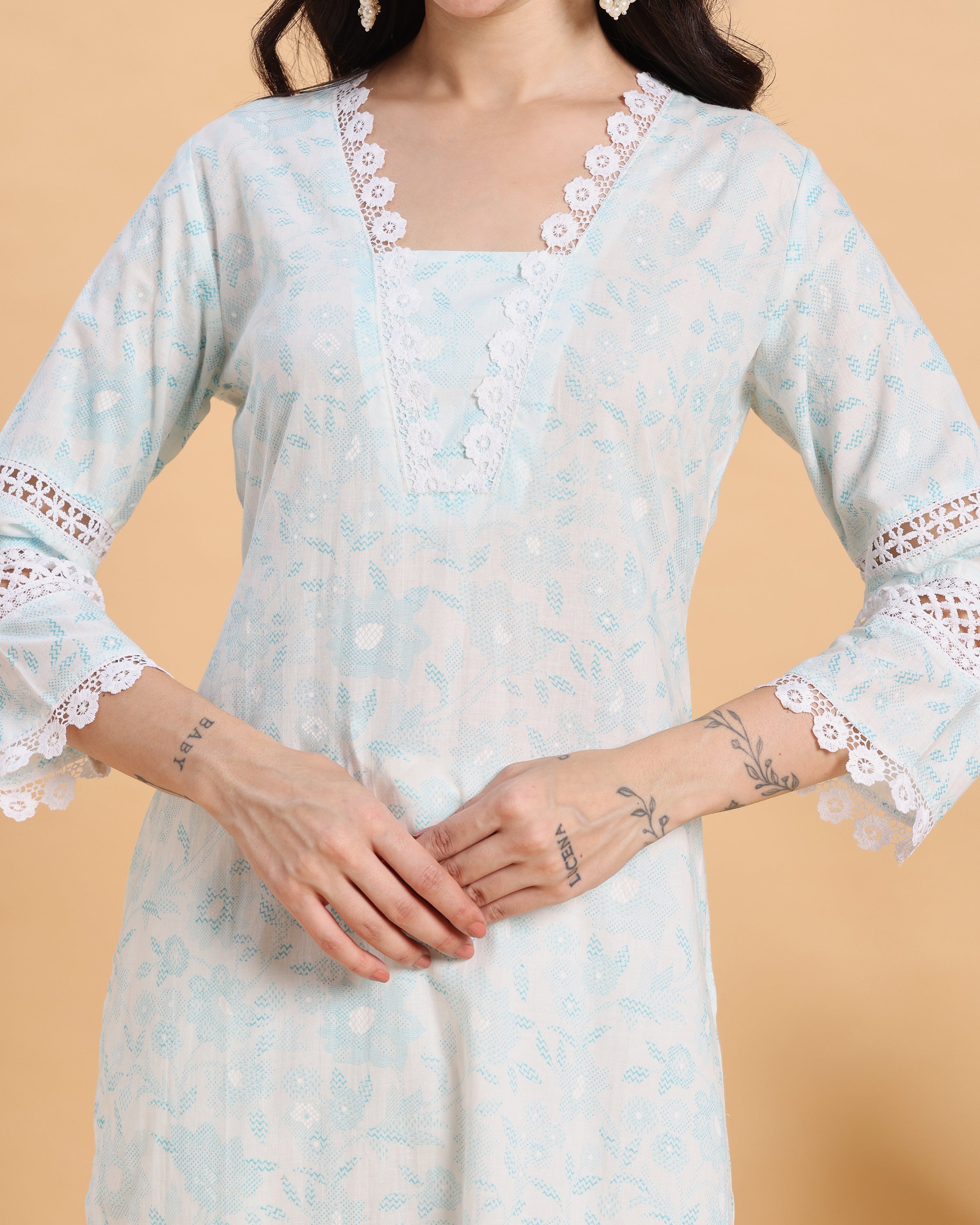 Mehar - Sky Blue Everyday Cotton
